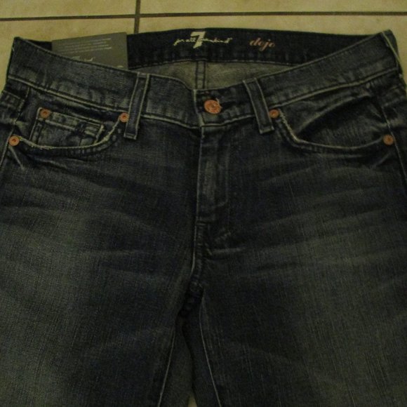 7 FOR ALL MANKIND ~ DOJO JEANS ~ CROPPED 27 - Picture 14 of 14